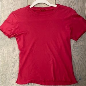 Brandy Melville red t shirt